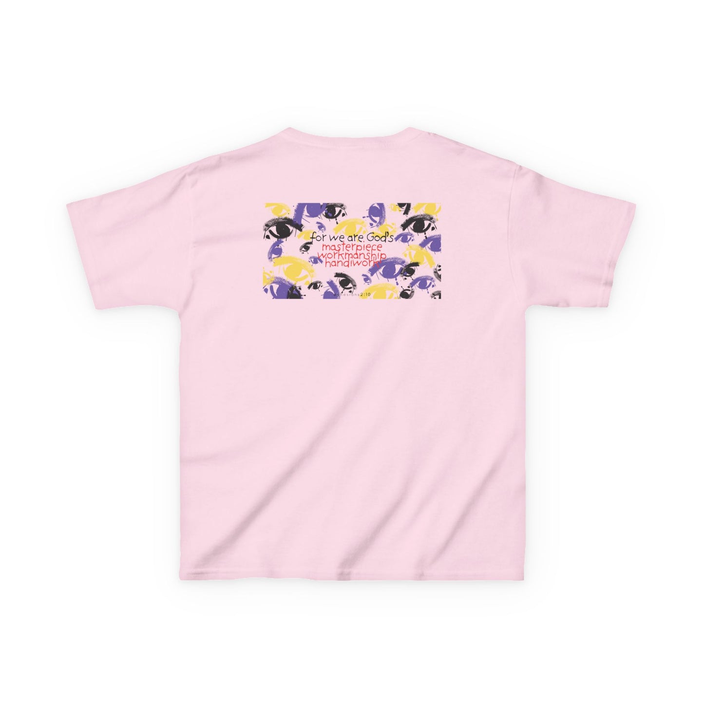Kids Christian T-Shirt | "Masterpiece" Panda Tee | Ephesians 2:10 | Faith-Based Apparel for Children