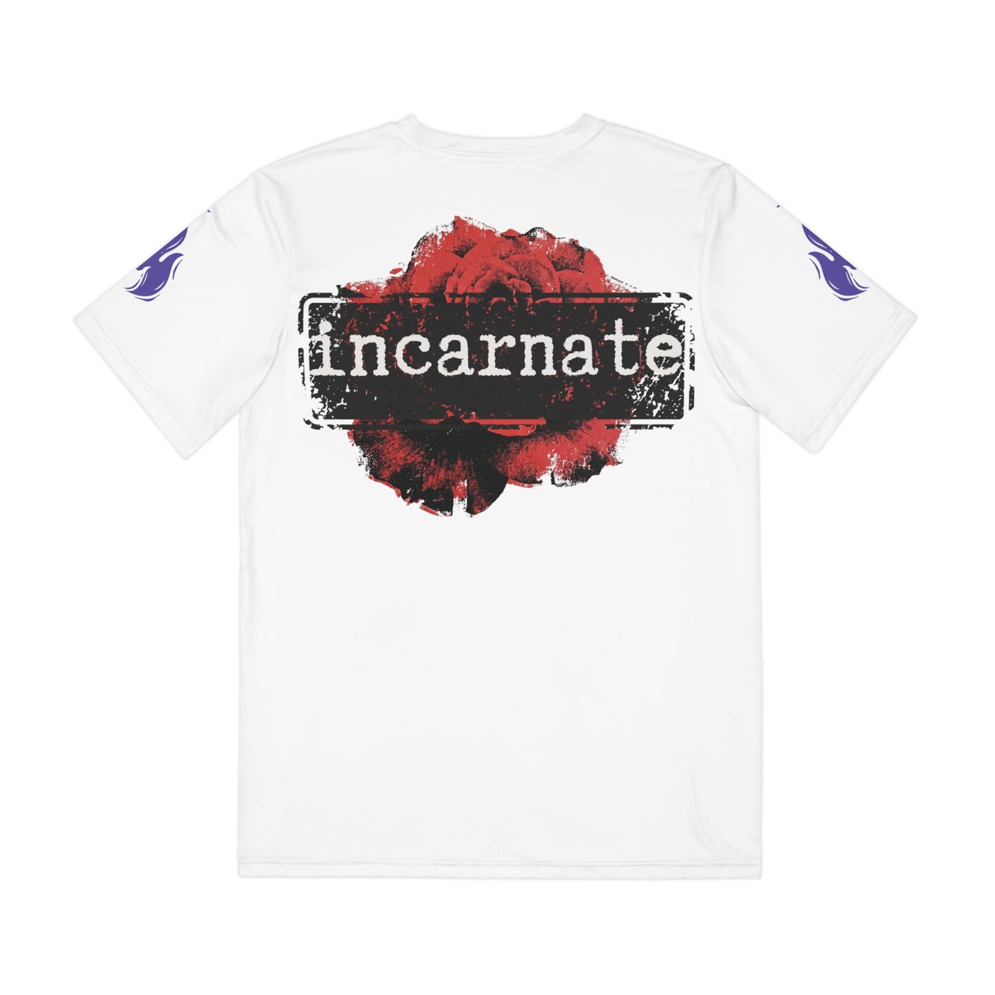 "Emmanuel / Incarnate" Christian Men's All-Over Print Polyester T-Shirt | God With Us | Matthew 1:23 | John 1:14 | Tactical Vest Graphic | Bold Christian Streetwear