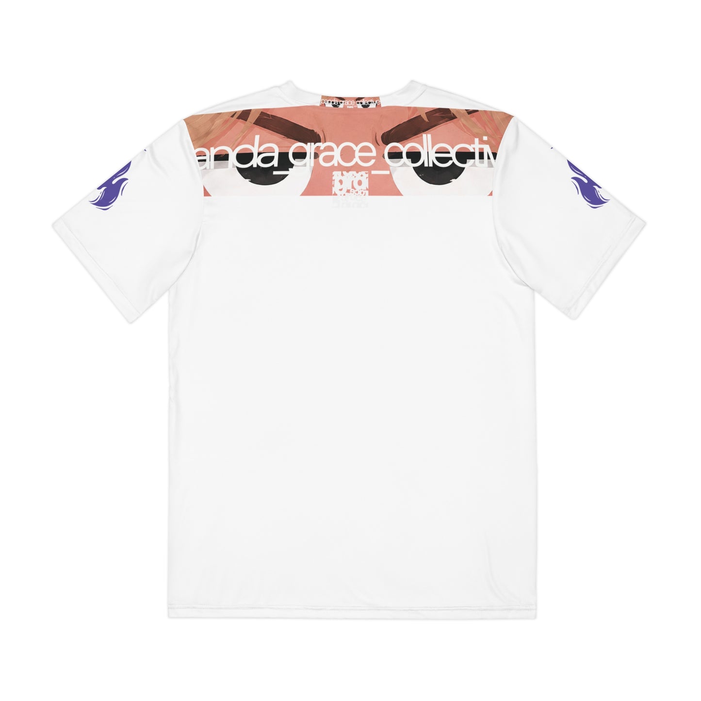 "Steadfast" Panda Basketball Christian T-Shirt | James 1:12 Bible Verse All-Over Print Tee | Men's Polyester Sports Faith Apparel | Panda Grace Collective