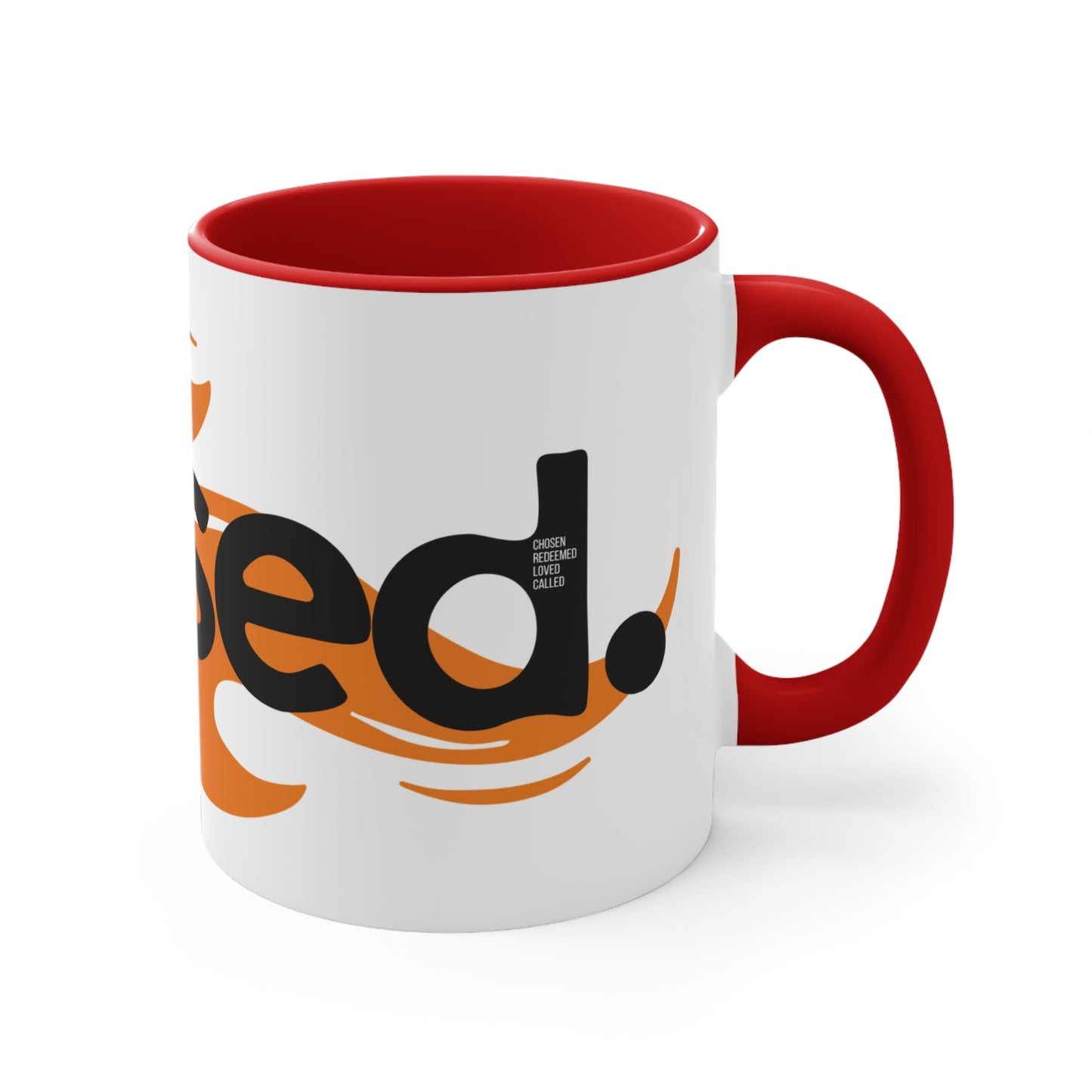 Blessed Accent Mug — 11oz Colorful Ceramic Coffee Cup
