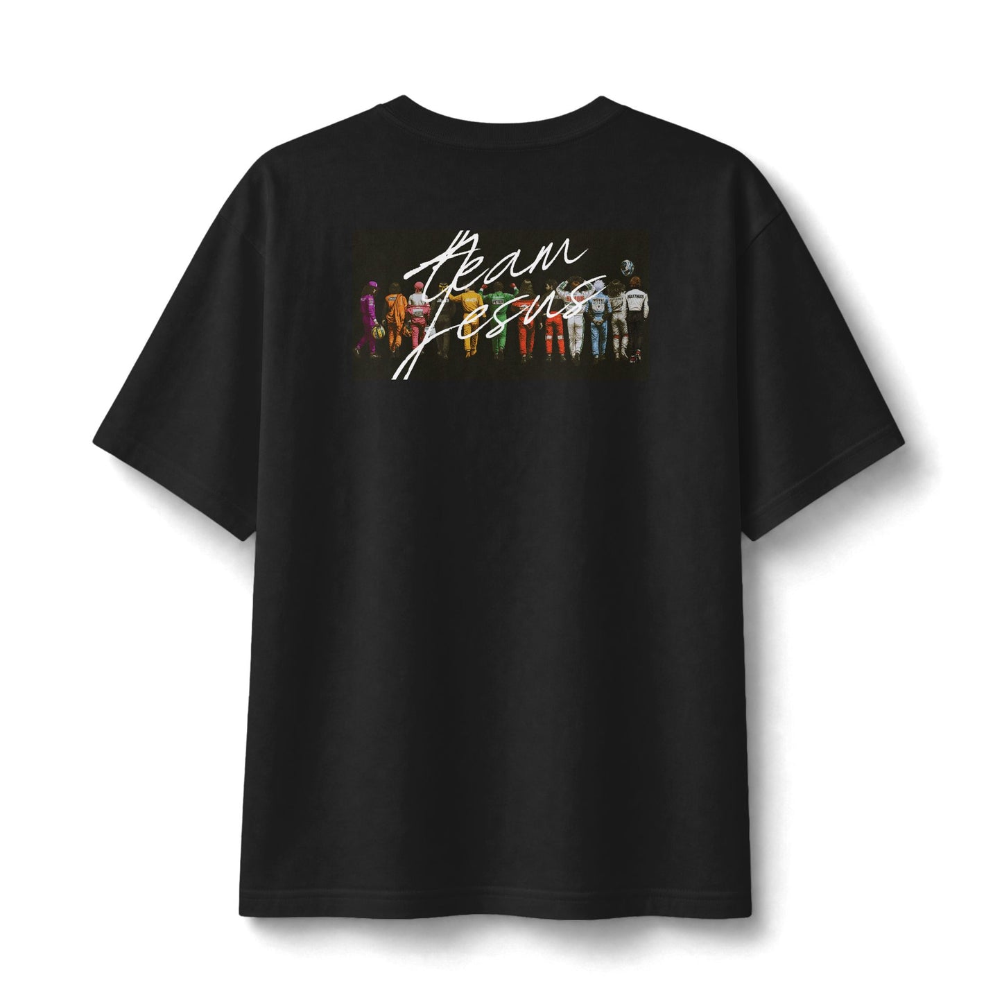 "Team Jesus" Christian Unisex Heavyweight T-Shirt | 12 Apostles Graphic | United in Faith | Bold Christian Streetwear