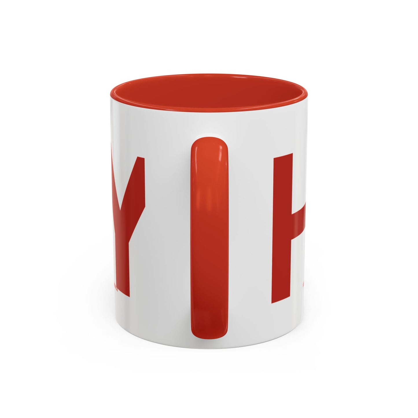 "HOLY" Qadosh Christian Coffee Mug – Hebrew Scripture Art, Leviticus 20:26, "Set Apart" Faith Gift, 11oz Two-Tone Color Mug (9 Color Options)
