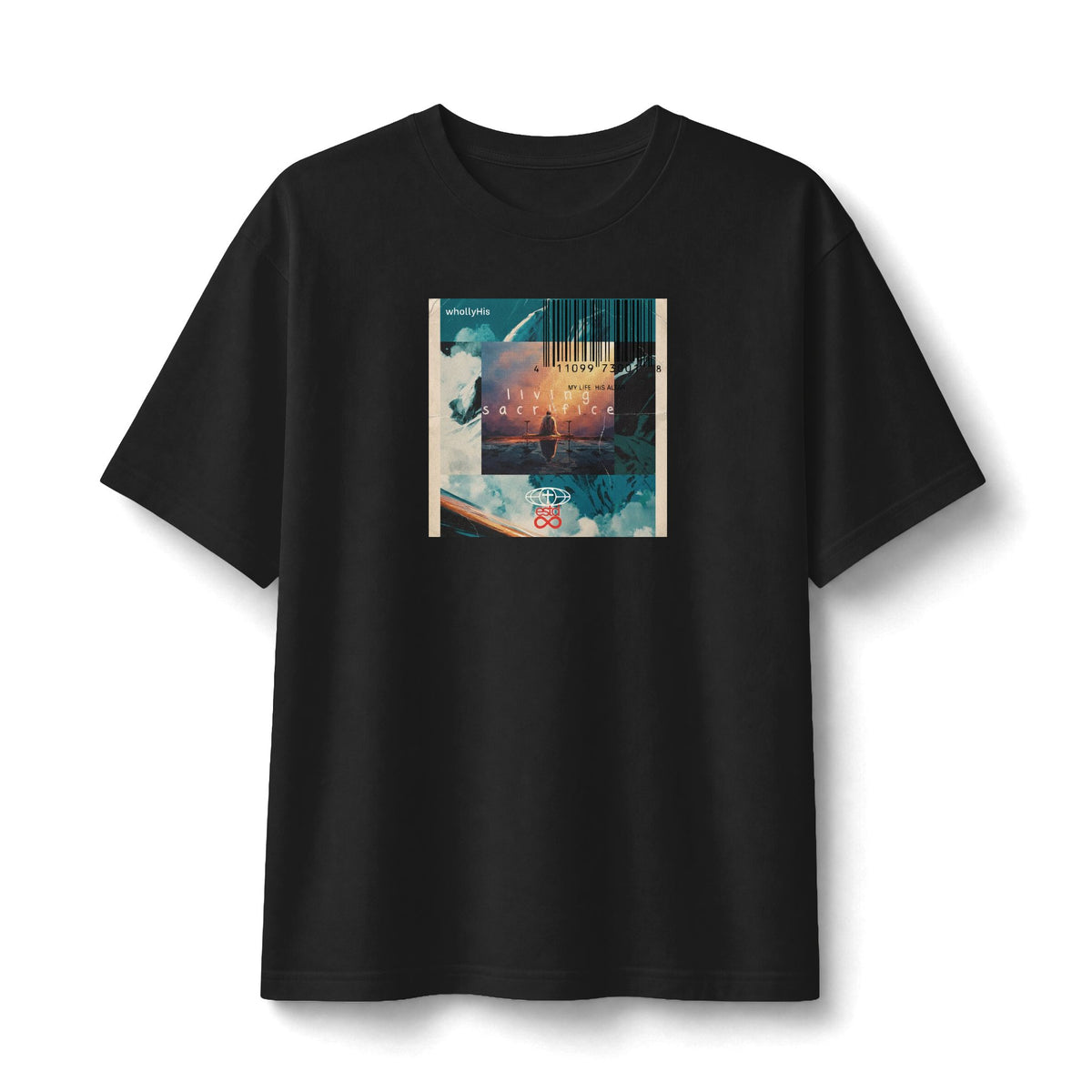 Graphic Tee – Retro Collage 'romans117' Album Art T-Shirt