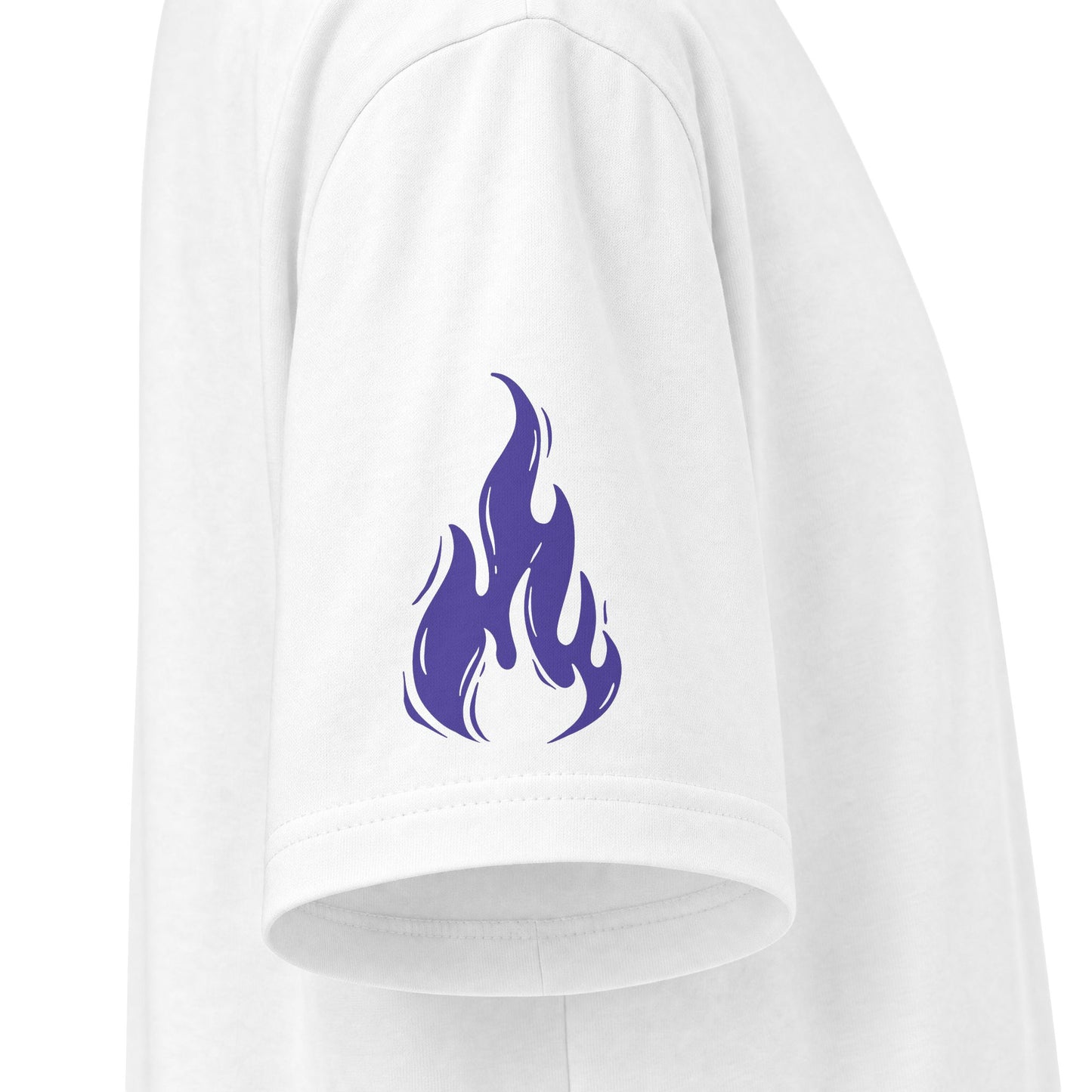 "Blessed" Christian Unisex Heavyweight T-Shirt | Psalm 1:1 | Panda Fire Graphic | Bold Faith Streetwear