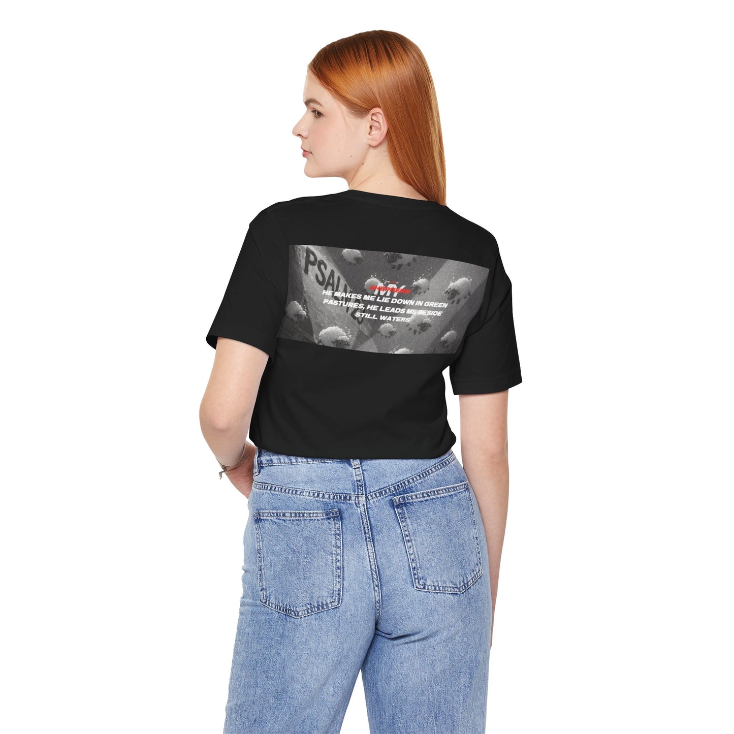 Unisex T-shirt | Christian T-Shirt | Biblical Streetwear Tee | Psalm 23