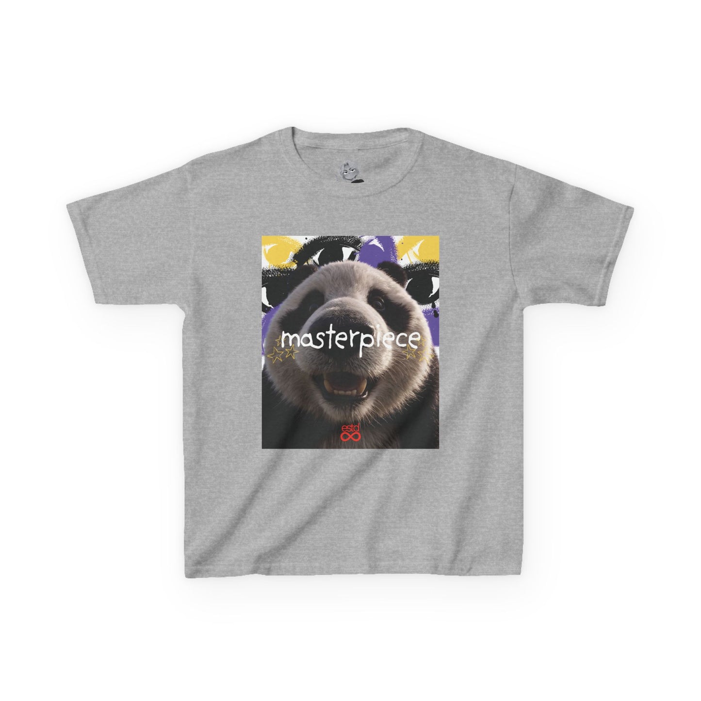 Kids Christian T-Shirt | "Masterpiece" Panda Tee | Ephesians 2:10 | Faith-Based Apparel for Children