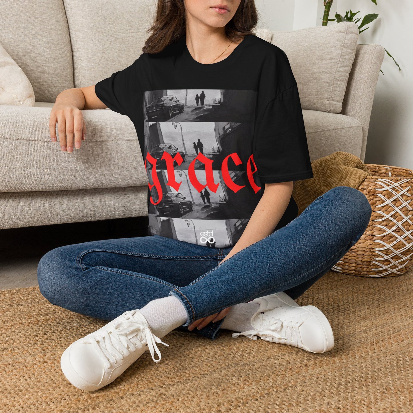 Unisex Christian T-Shirt | Grace in the struggle | Isaiah 30:18 Graphic Tee