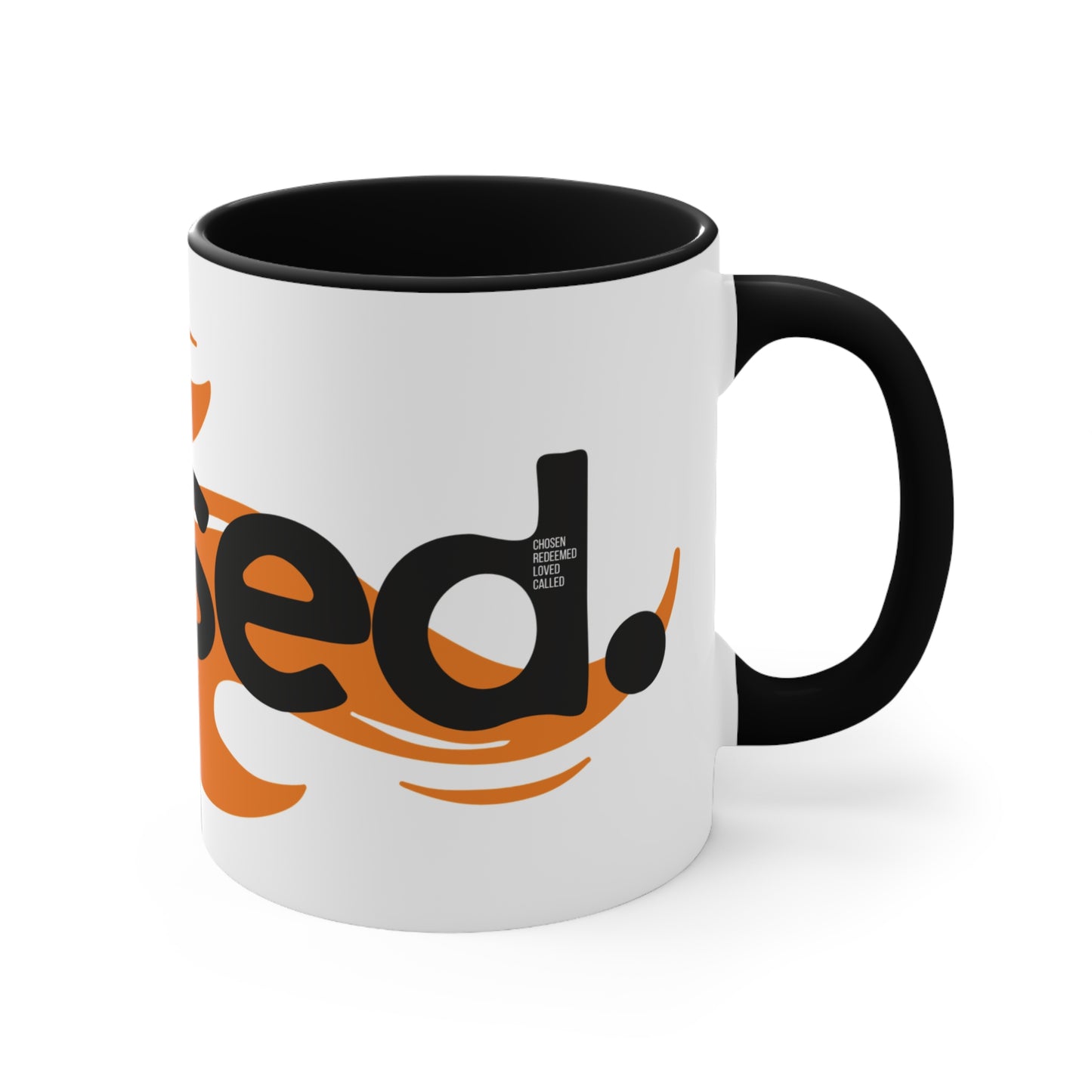 Blessed Accent Mug — 11oz Colorful Ceramic Coffee Cup