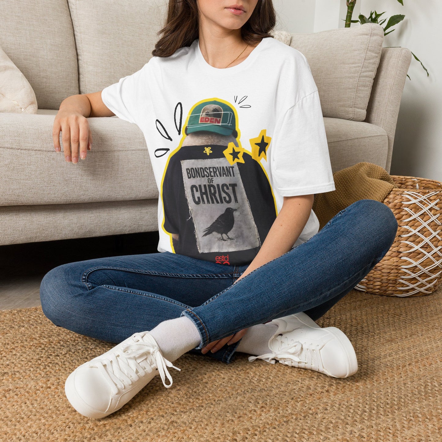 Unisex Softstyle T-Shirt | Unisex T-Shirt | Christian Tee | Panda Graphic Tee | Bondservant of Christ T-Shirt