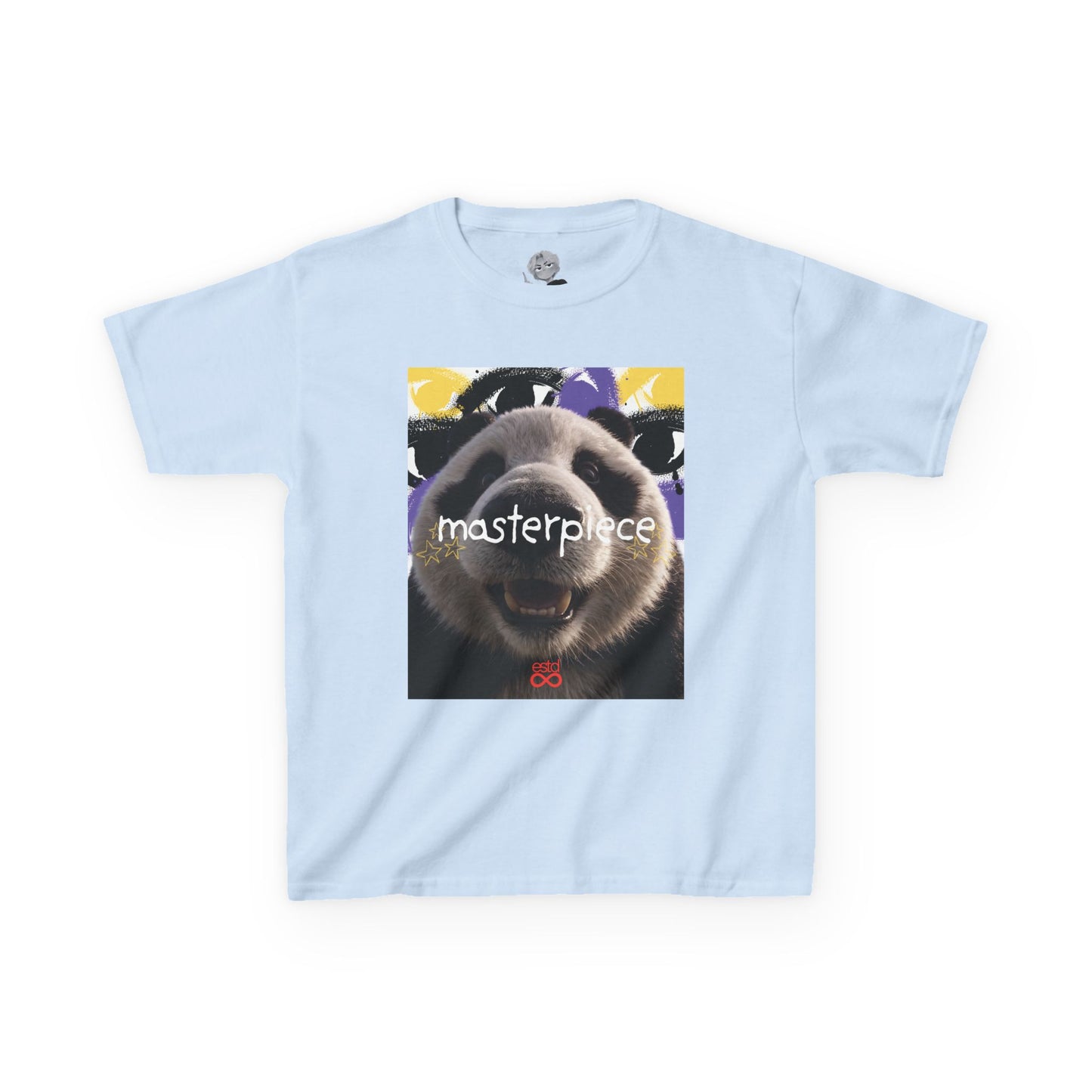 Kids Christian T-Shirt | "Masterpiece" Panda Tee | Ephesians 2:10 | Faith-Based Apparel for Children