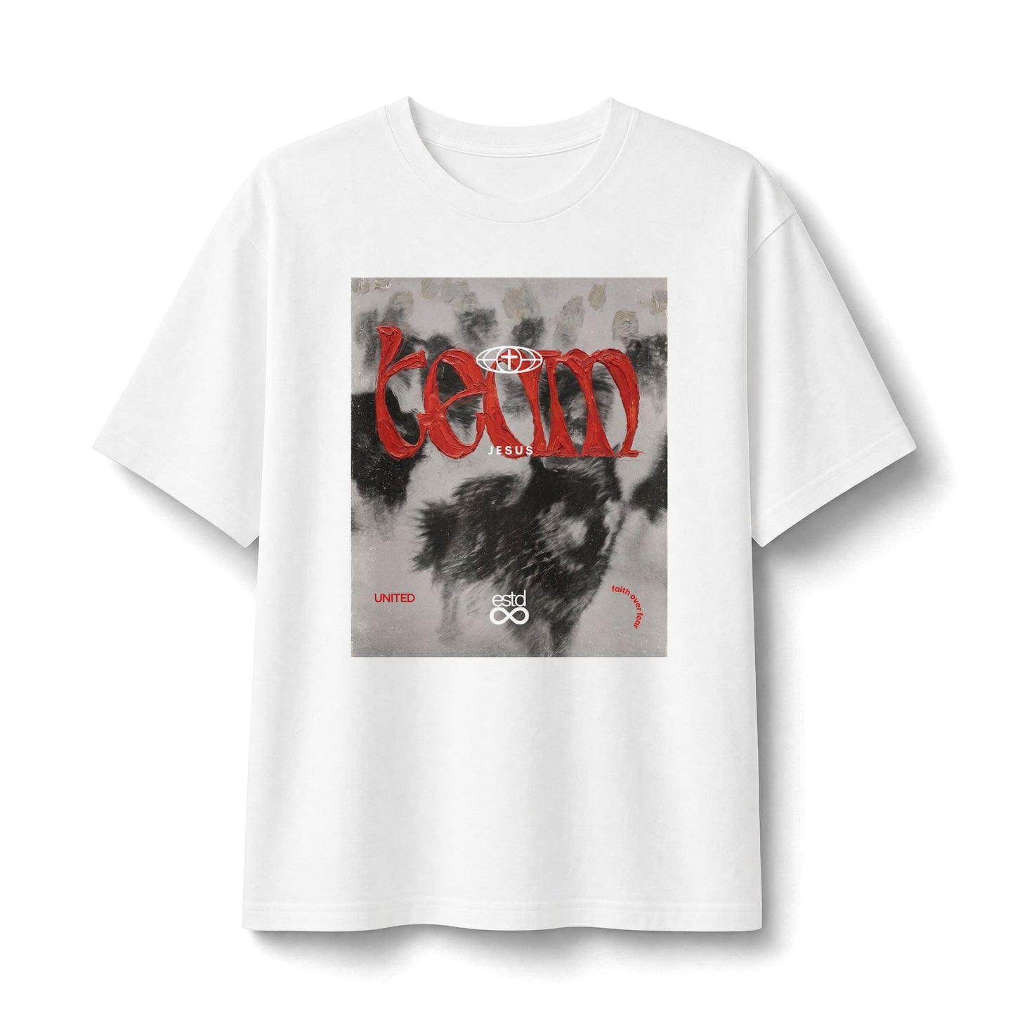 "Team Jesus" Christian Unisex Heavyweight T-Shirt | 12 Apostles Graphic | United in Faith | Bold Christian Streetwear