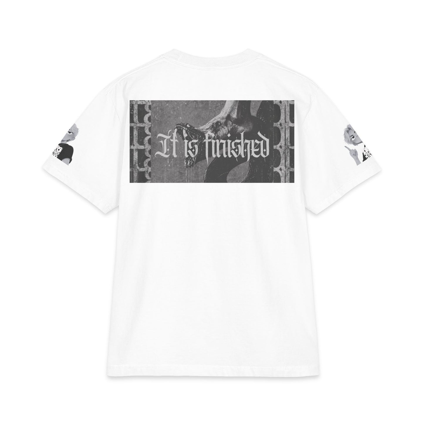 Tetelestai" Christian Oversized Unisex T-Shirt | It Is Finished | Jesus Crushes the Serpent | Bold Faith Apparel