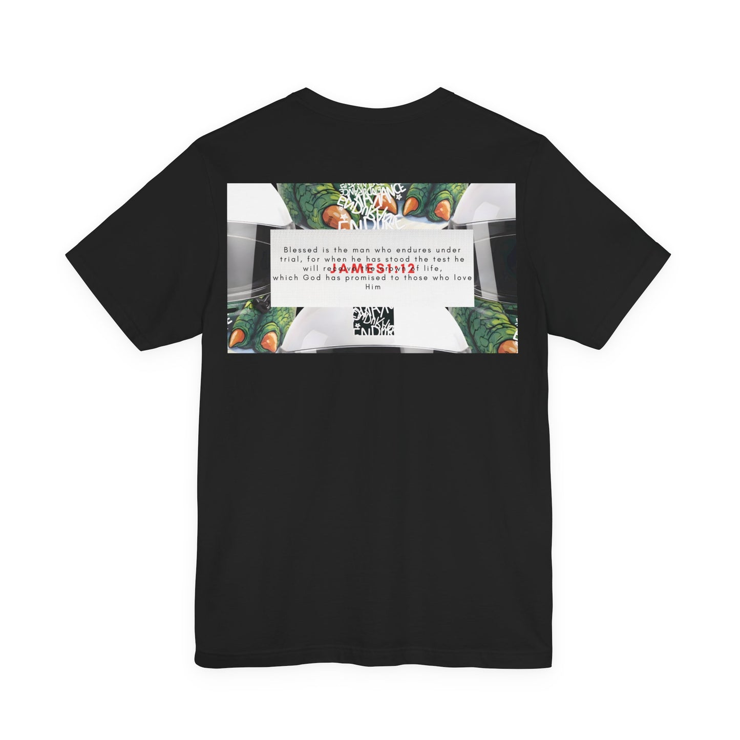 Blessed Perseverance/Endurance Tee - James 1:12 - Unisex Short Sleeve T-Shirt