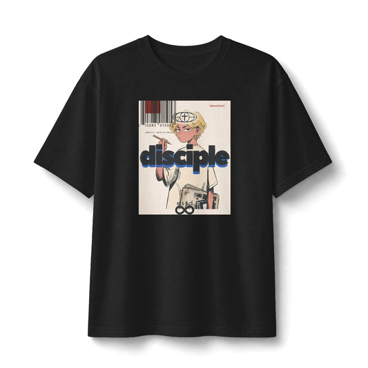 DISCIPLE — Christian Streetwear Graphic Tee | John 15:5 Abide in Christ | Unisex Heavyweight T-Shirt
