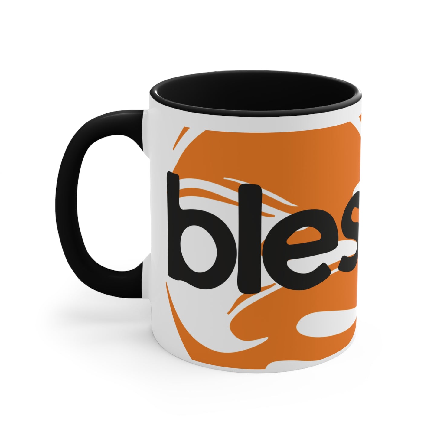 Blessed Accent Mug — 11oz Colorful Ceramic Coffee Cup