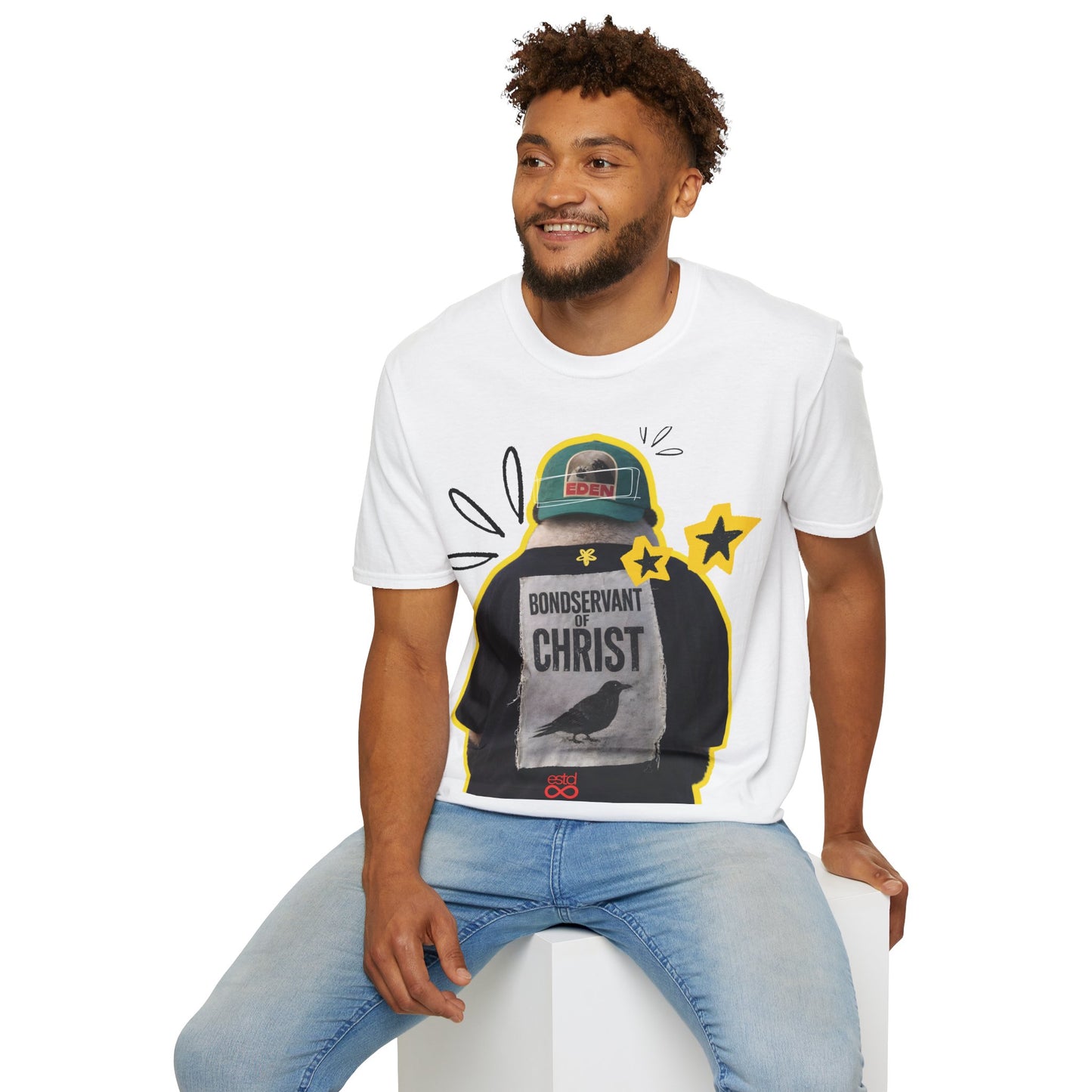 Unisex Softstyle T-Shirt | Unisex T-Shirt | Christian Tee | Panda Graphic Tee | Bondservant of Christ T-Shirt