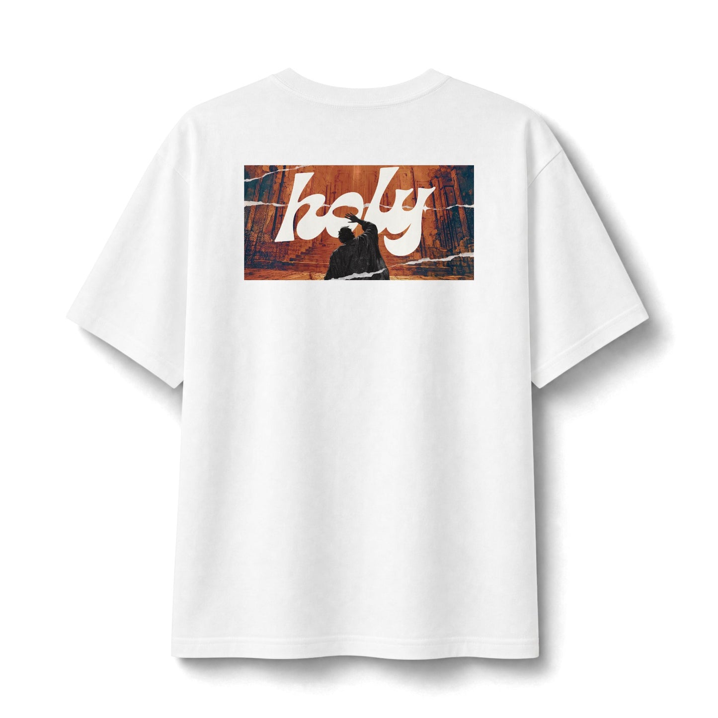 "Kadosh / Holy" Christian Unisex Heavyweight T-Shirt | Isaiah 6 | Revelation 4:8 | 1 Peter 1:16 | Throne Room Graphic | Holy Holy Holy | Bold Worship Streetwear