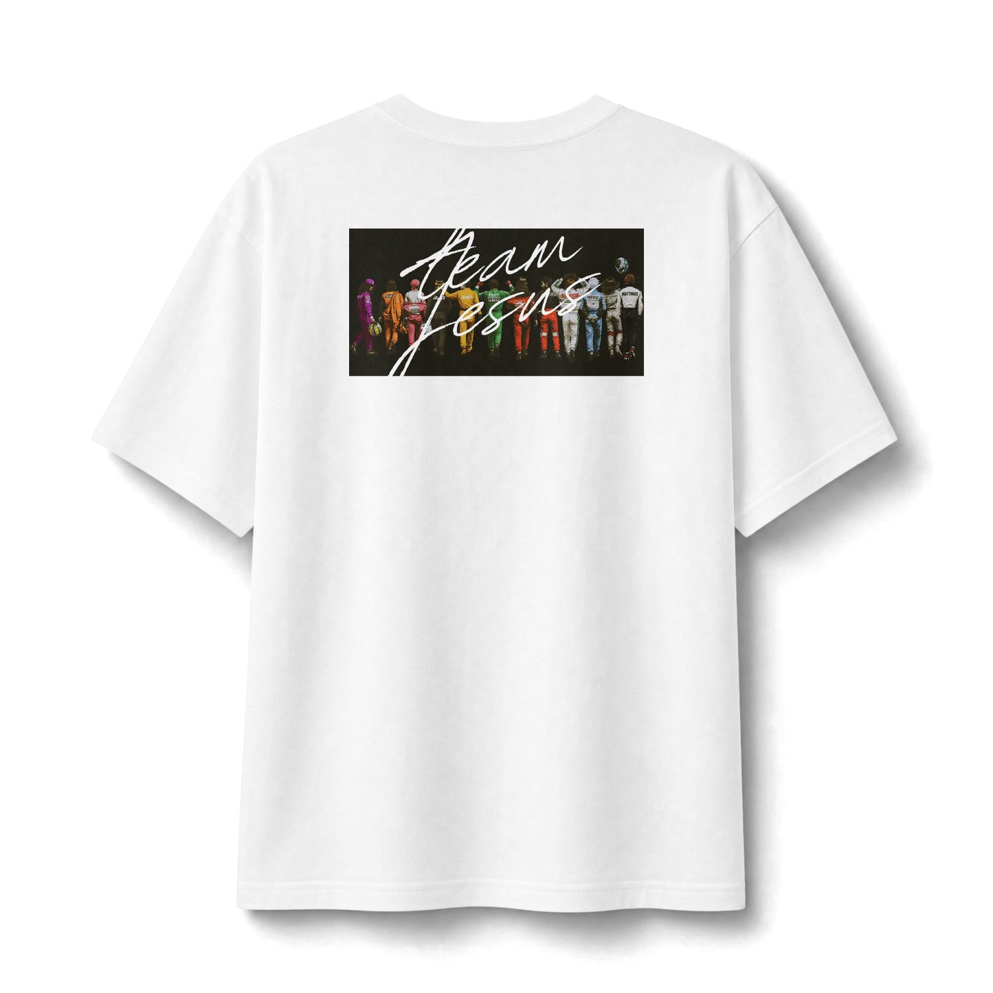 "Team Jesus" Christian Unisex Heavyweight T-Shirt | 12 Apostles Graphic | United in Faith | Bold Christian Streetwear