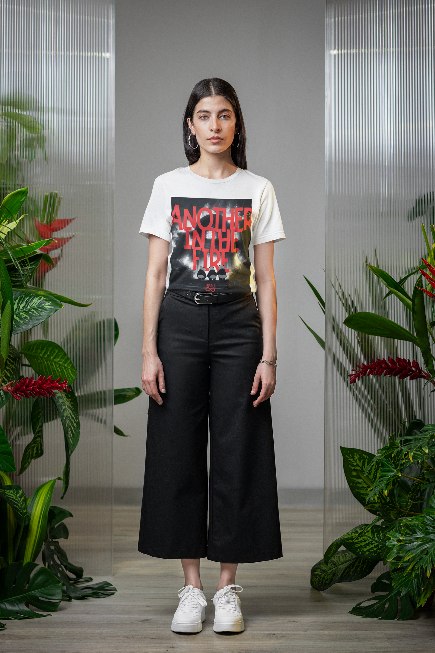 Christian T-Shirt | Unisex T-Shirt | Panda Graphic Art | Another in the Fire
