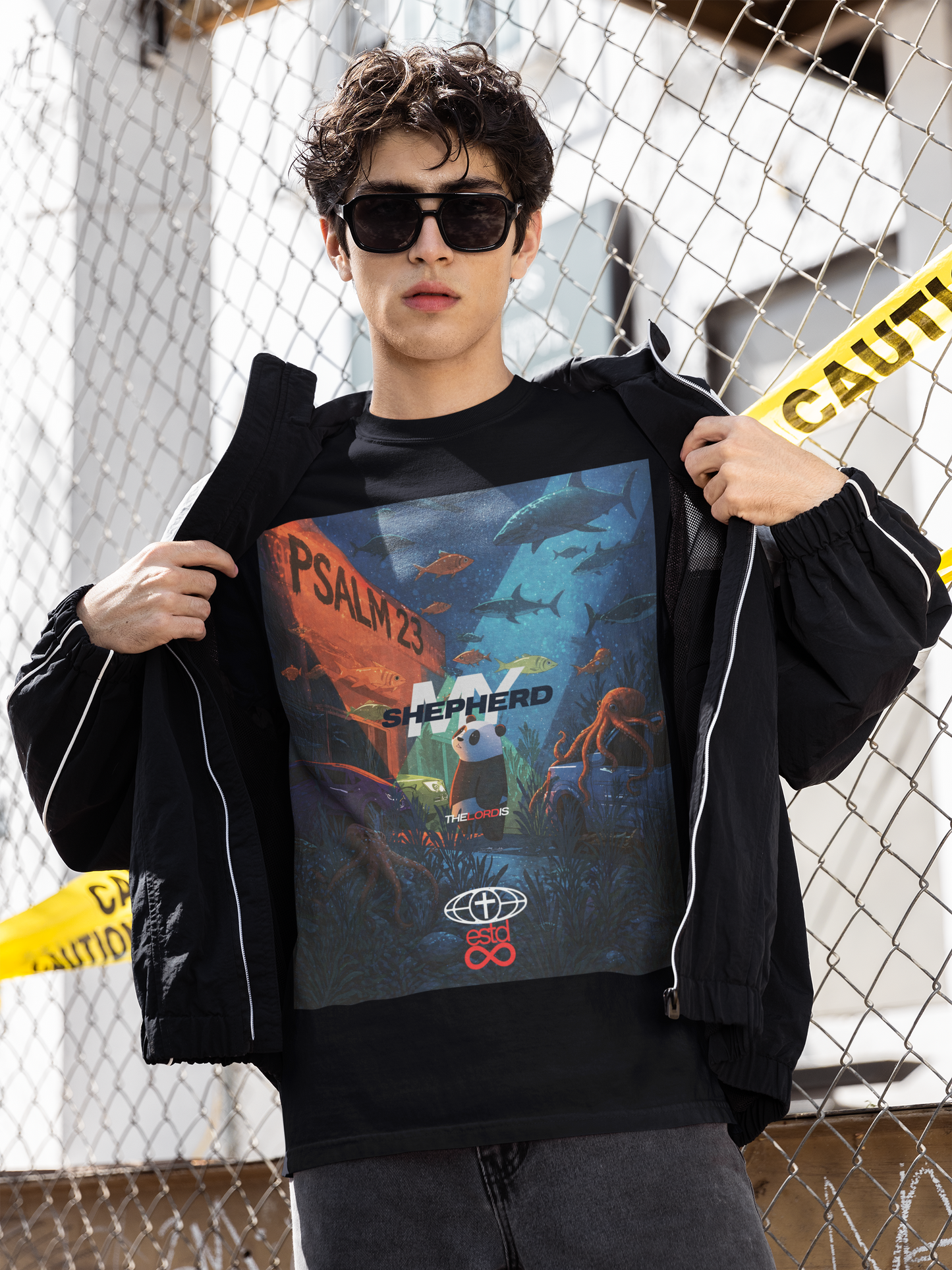 Unisex T-shirt | Christian T-Shirt | Biblical Streetwear Tee | Psalm 23