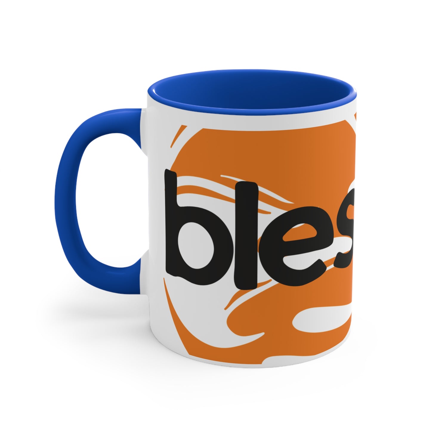 Blessed Accent Mug — 11oz Colorful Ceramic Coffee Cup