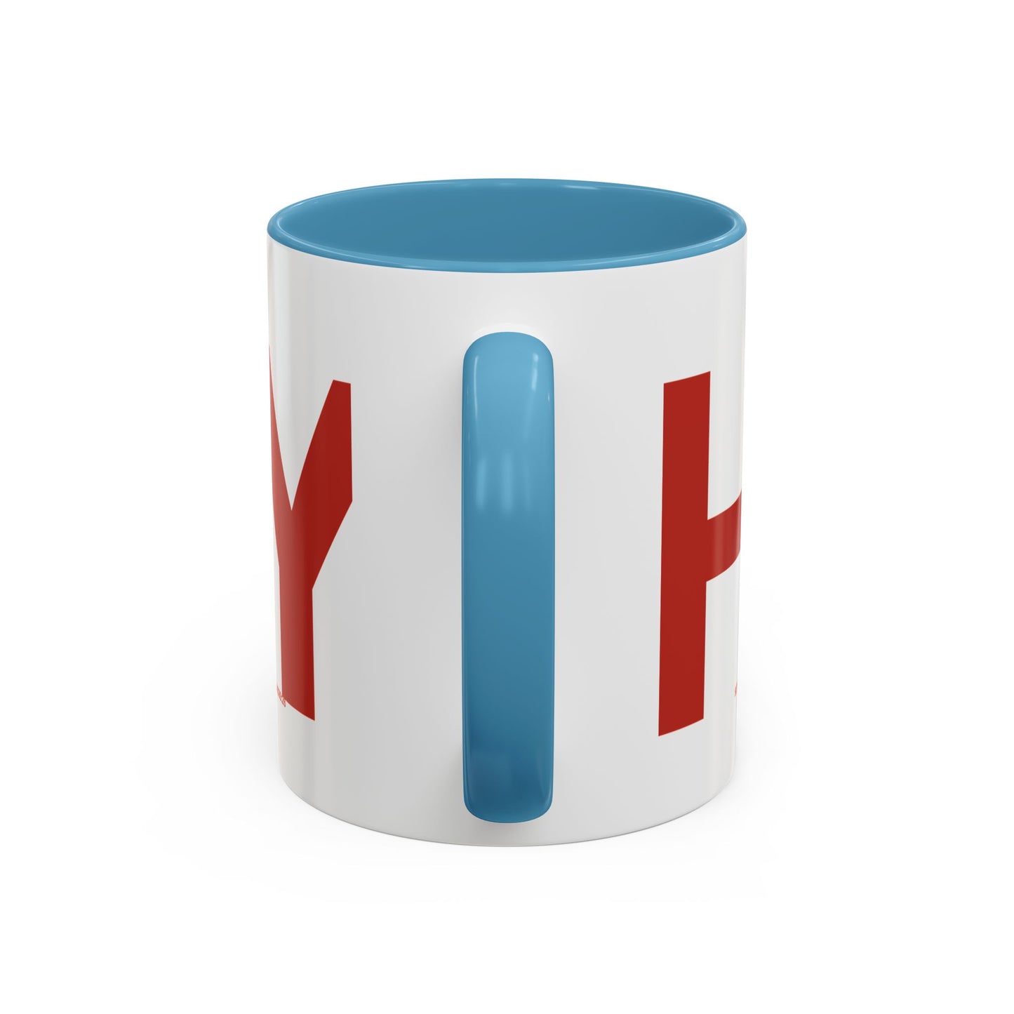 "HOLY" Qadosh Christian Coffee Mug – Hebrew Scripture Art, Leviticus 20:26, "Set Apart" Faith Gift, 11oz Two-Tone Color Mug (9 Color Options)