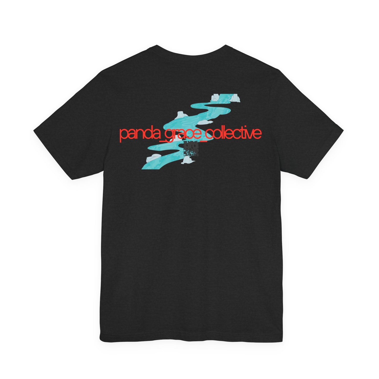 "Planted" Christian Unisex T-Shirt | Psalm 1:3 | Panda by the Stream Graphic | Faith-Based Scripture Apparel