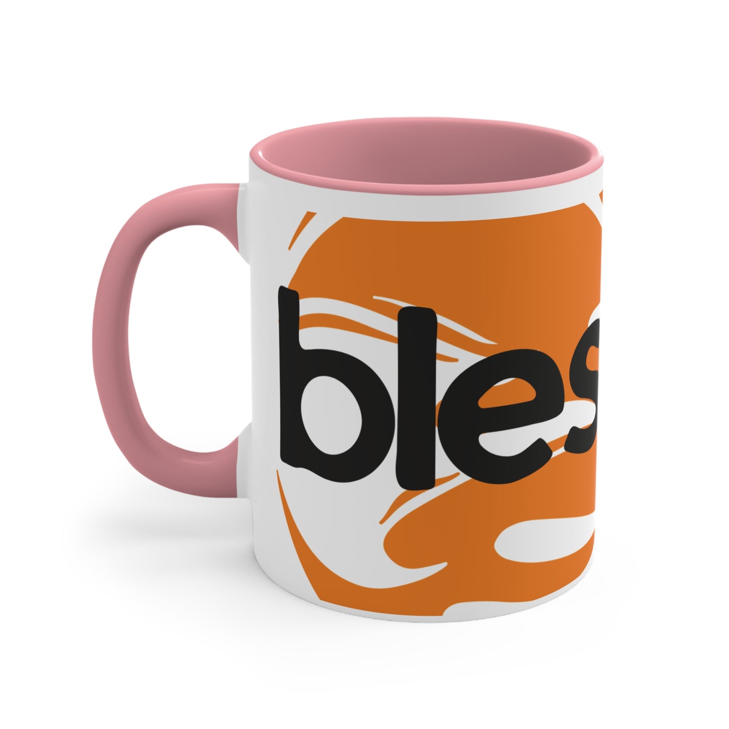 Blessed Accent Mug — 11oz Colorful Ceramic Coffee Cup