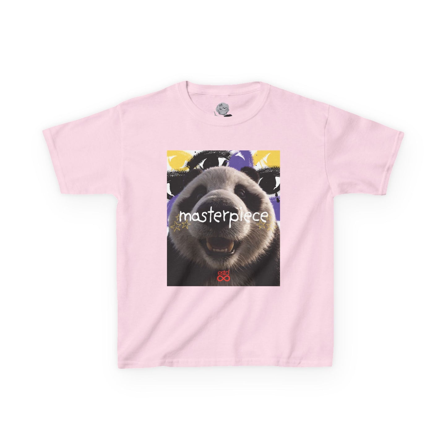 Kids Christian T-Shirt | "Masterpiece" Panda Tee | Ephesians 2:10 | Faith-Based Apparel for Children