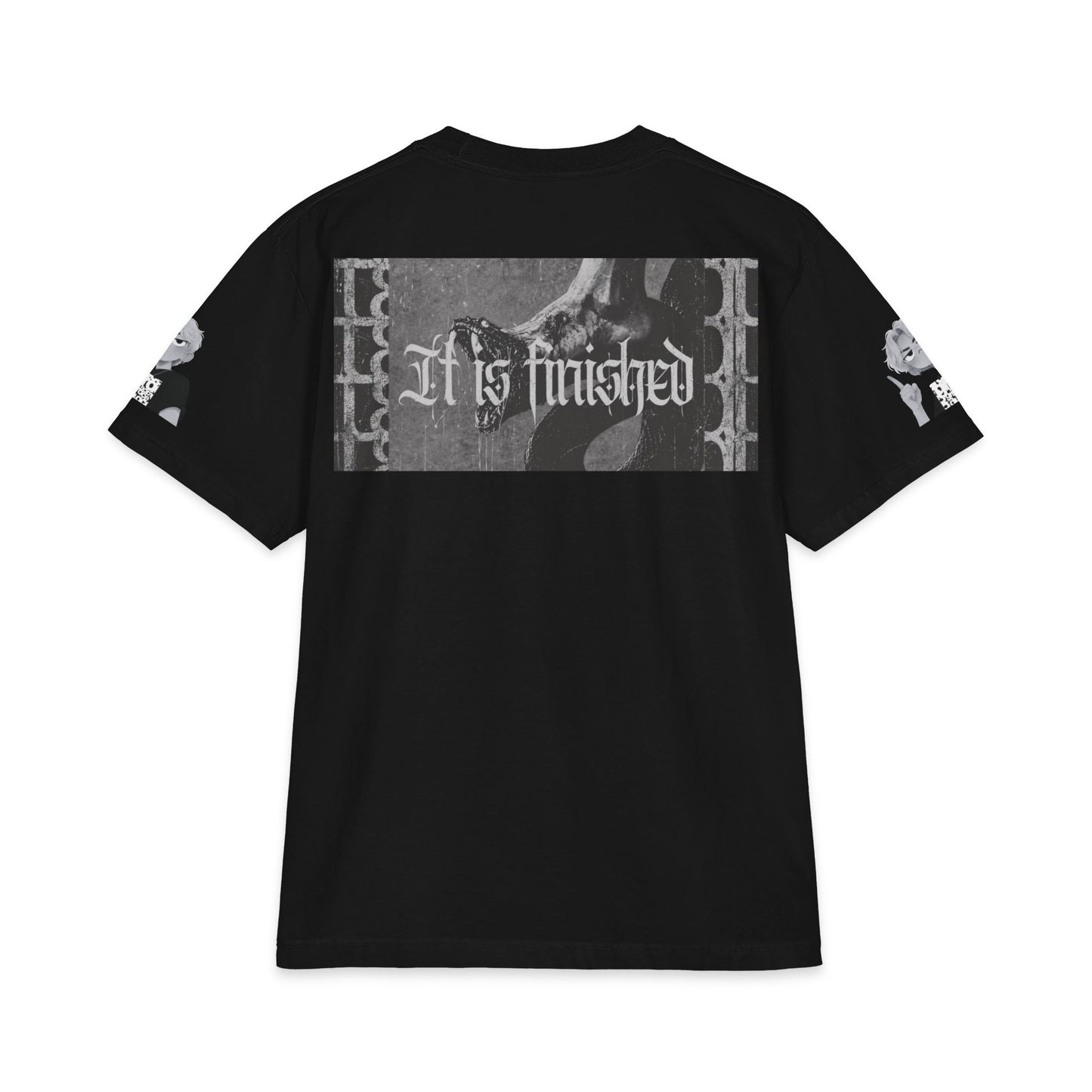Tetelestai" Christian Oversized Unisex T-Shirt | It Is Finished | Jesus Crushes the Serpent | Bold Faith Apparel
