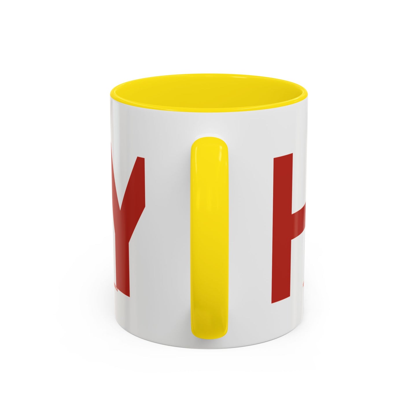 "HOLY" Qadosh Christian Coffee Mug – Hebrew Scripture Art, Leviticus 20:26, "Set Apart" Faith Gift, 11oz Two-Tone Color Mug (9 Color Options)