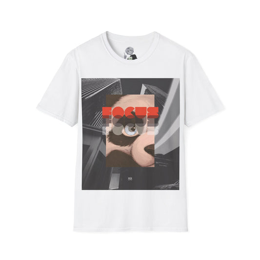 Unisex Oversized Christian T-Shirt | FOCUS Philippians 3:14 | Panda Graphic Tee