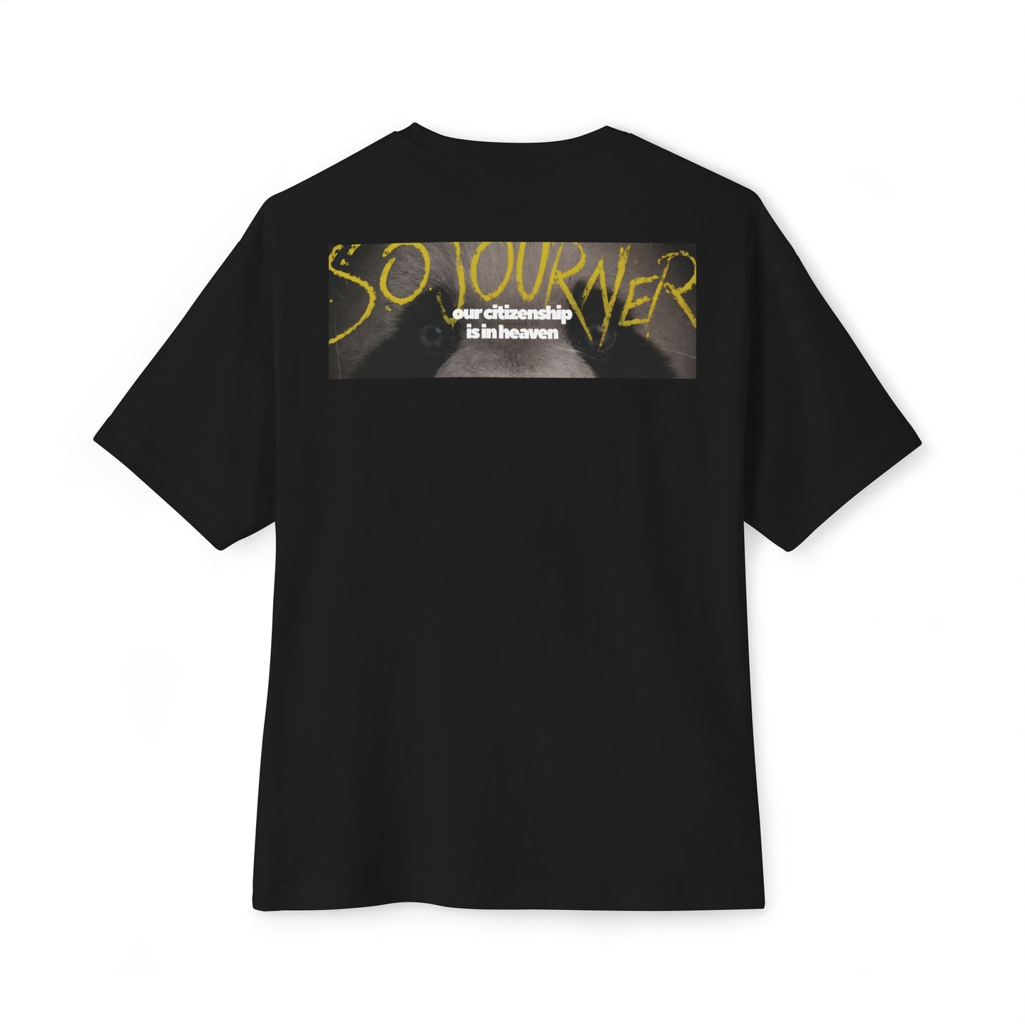 Sojourner Philippians 3:20 Tee — "Our Citizenship Is in Heaven" Oversized Unisex Boxy T-Shirt