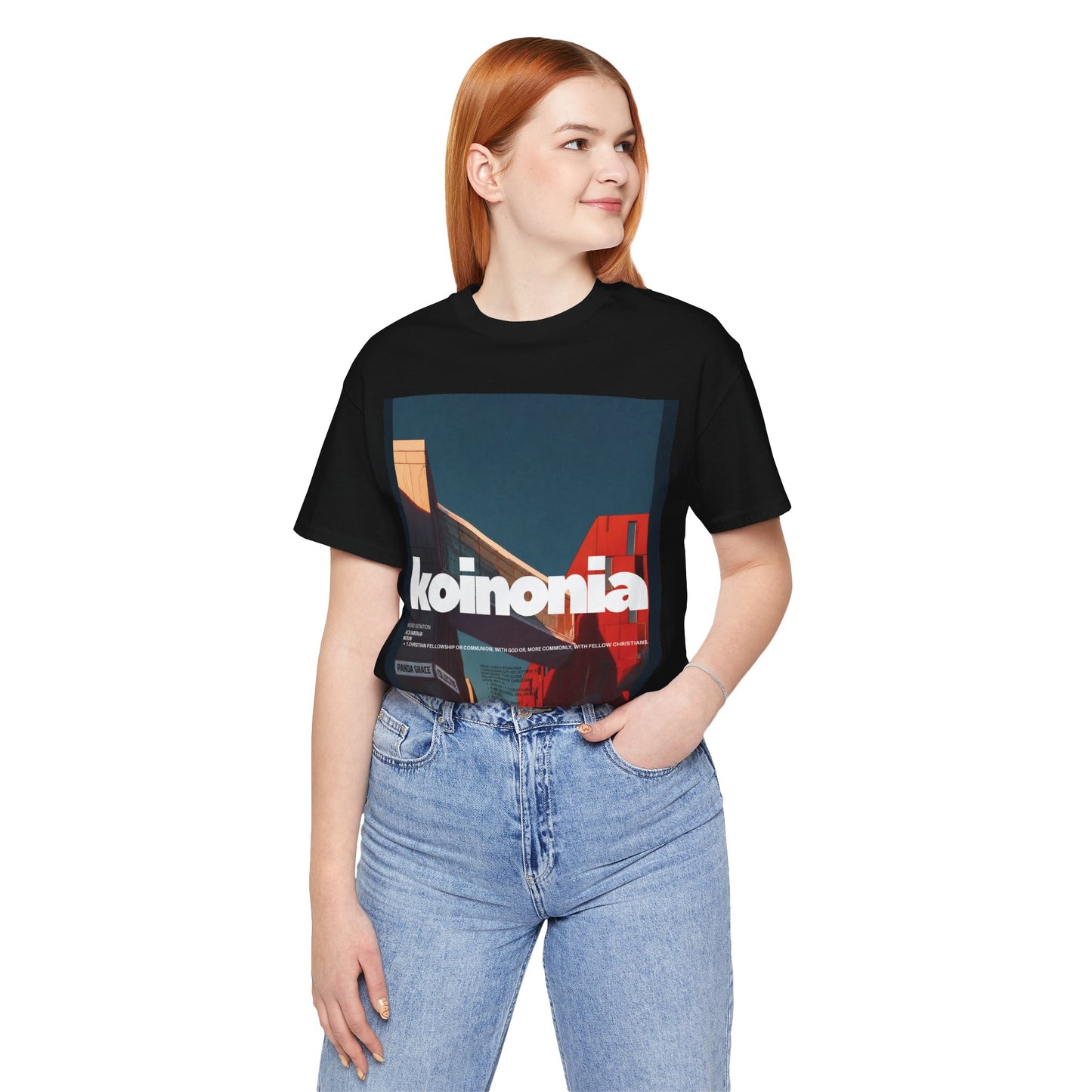 Koinonia Christian T-Shirt | Faith-Based Graphic Tee, Unisex, Romans 12:10