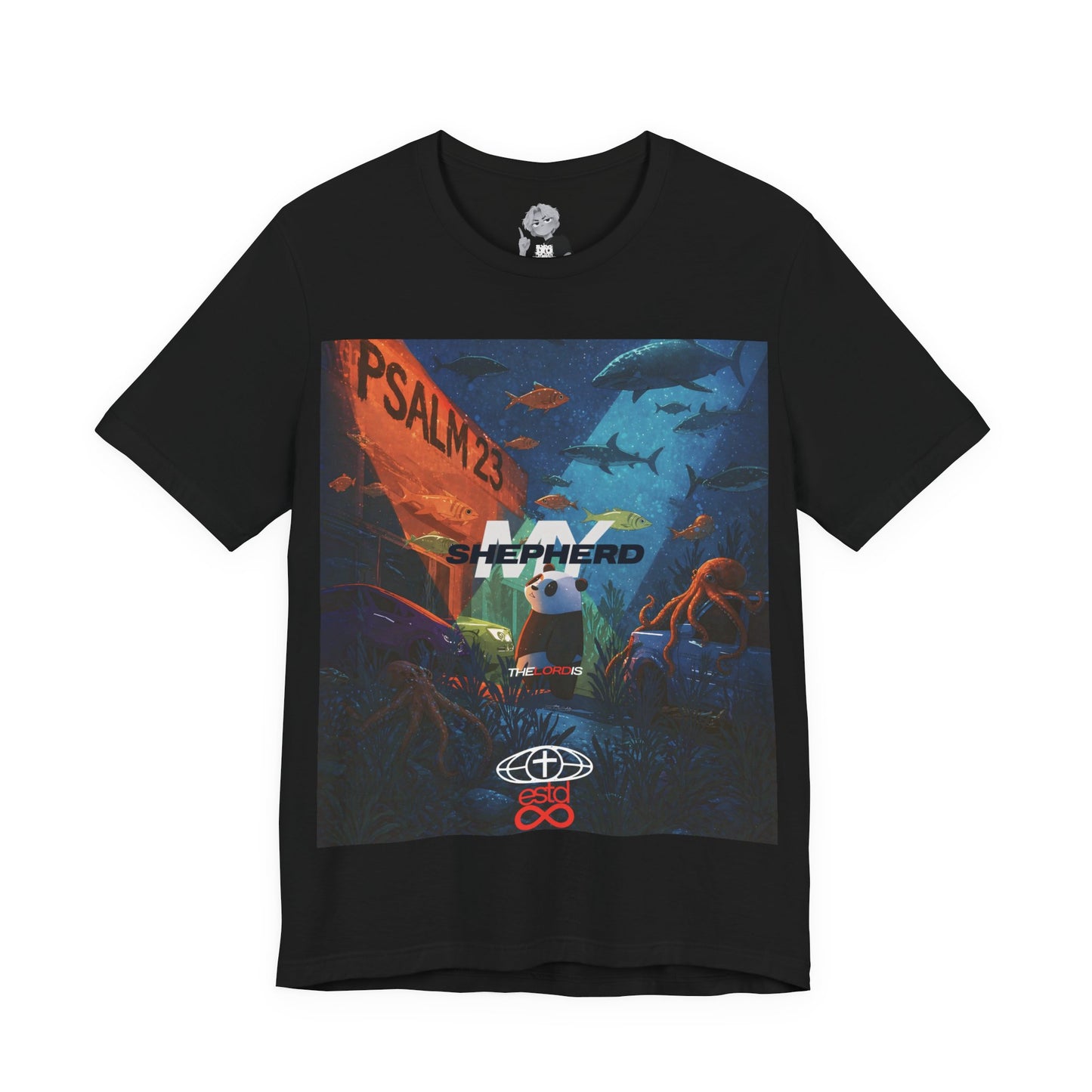 Unisex T-shirt | Christian T-Shirt | Biblical Streetwear Tee | Psalm 23