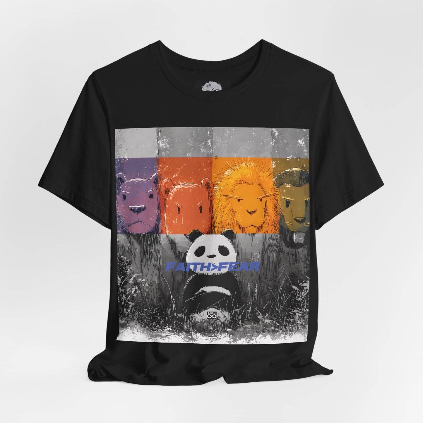 Daniel 6:23 Panda Graphic Unisex T-Shirt — Faith-Inspired Biblical Tee