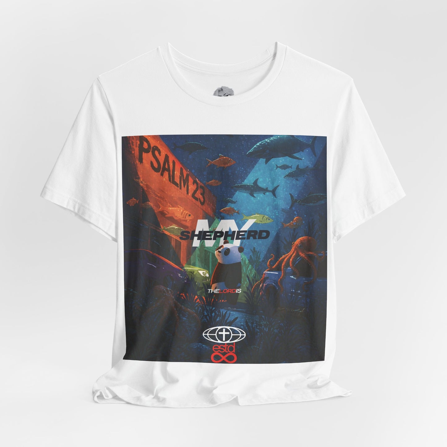 Unisex T-shirt | Christian T-Shirt | Biblical Streetwear Tee | Psalm 23