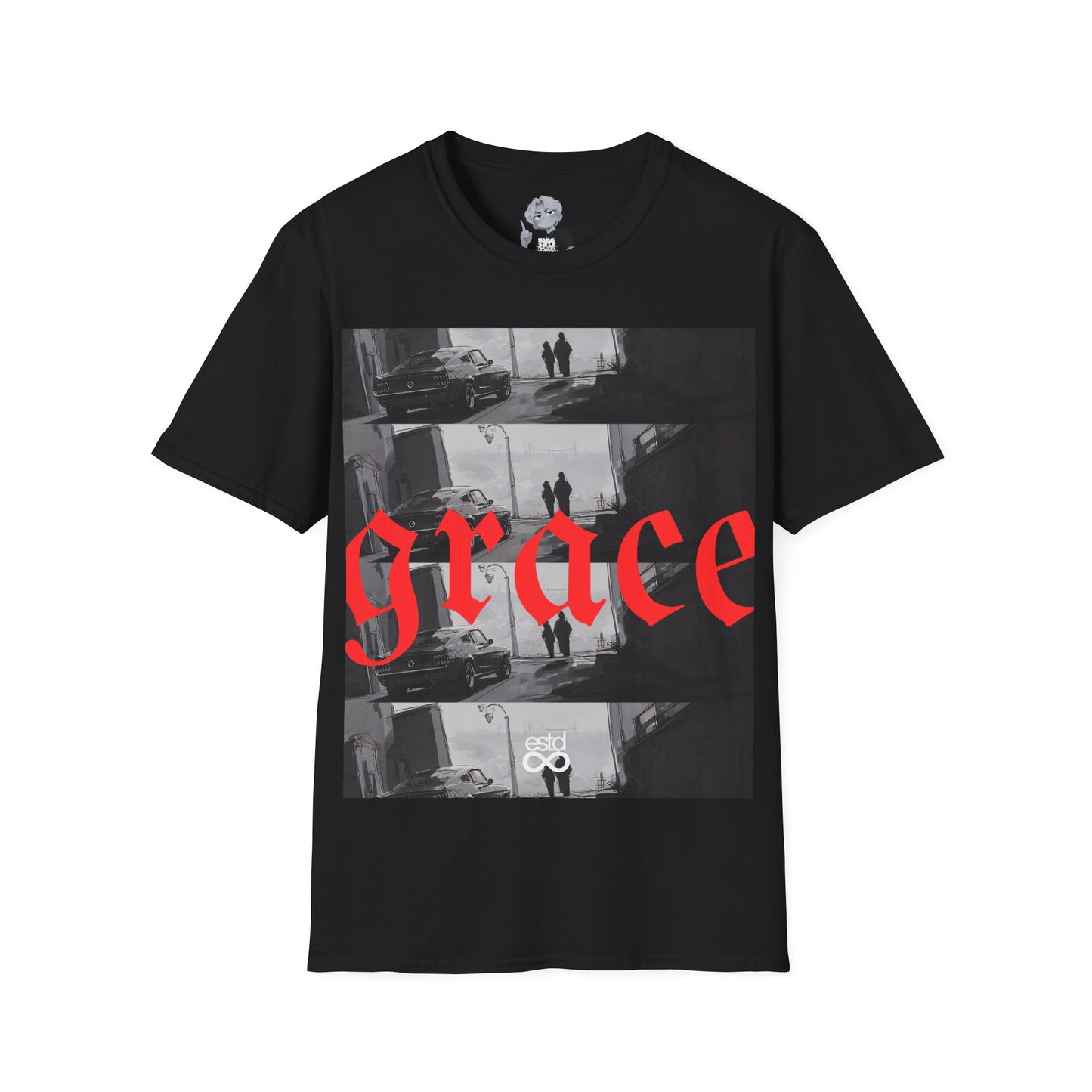 Unisex Christian T-Shirt | Grace in the struggle | Isaiah 30:18 Graphic Tee