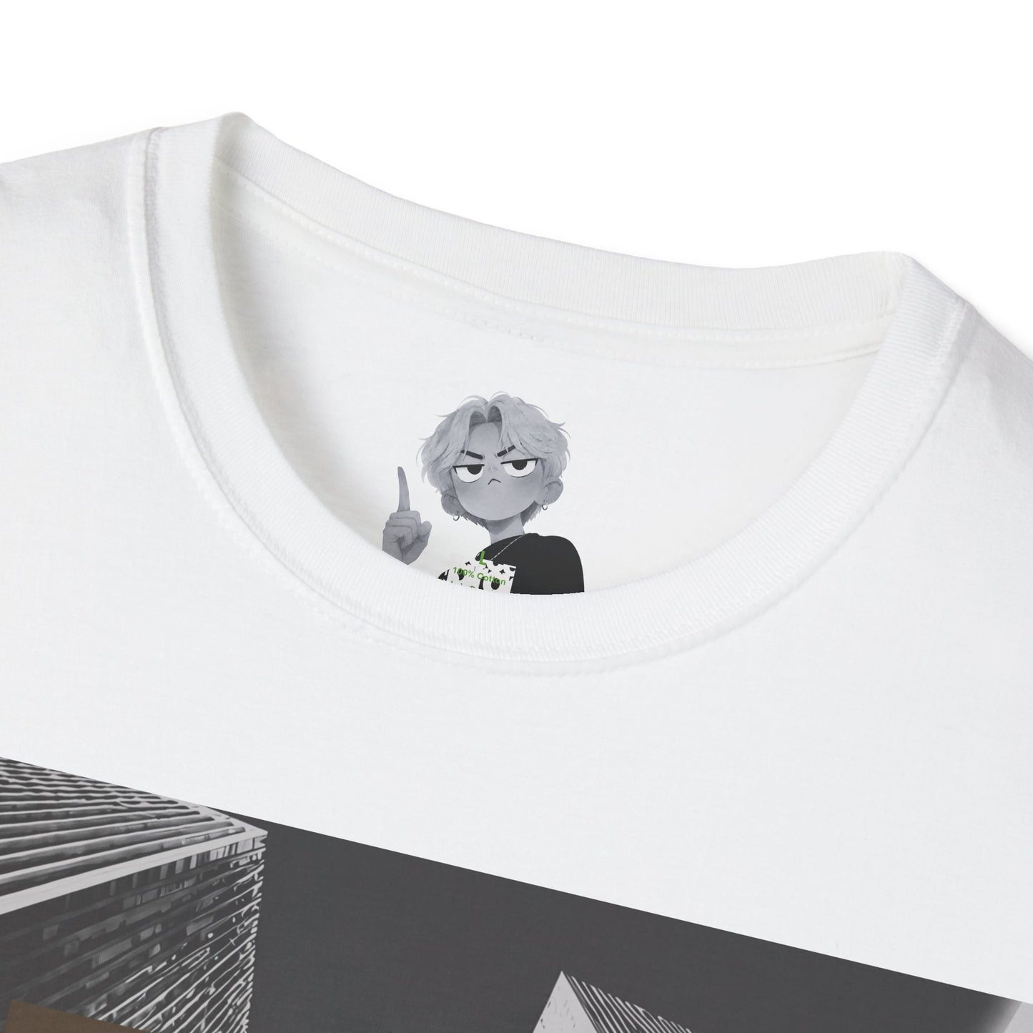 Unisex Oversized Christian T-Shirt | FOCUS Philippians 3:14 | Panda Graphic Tee