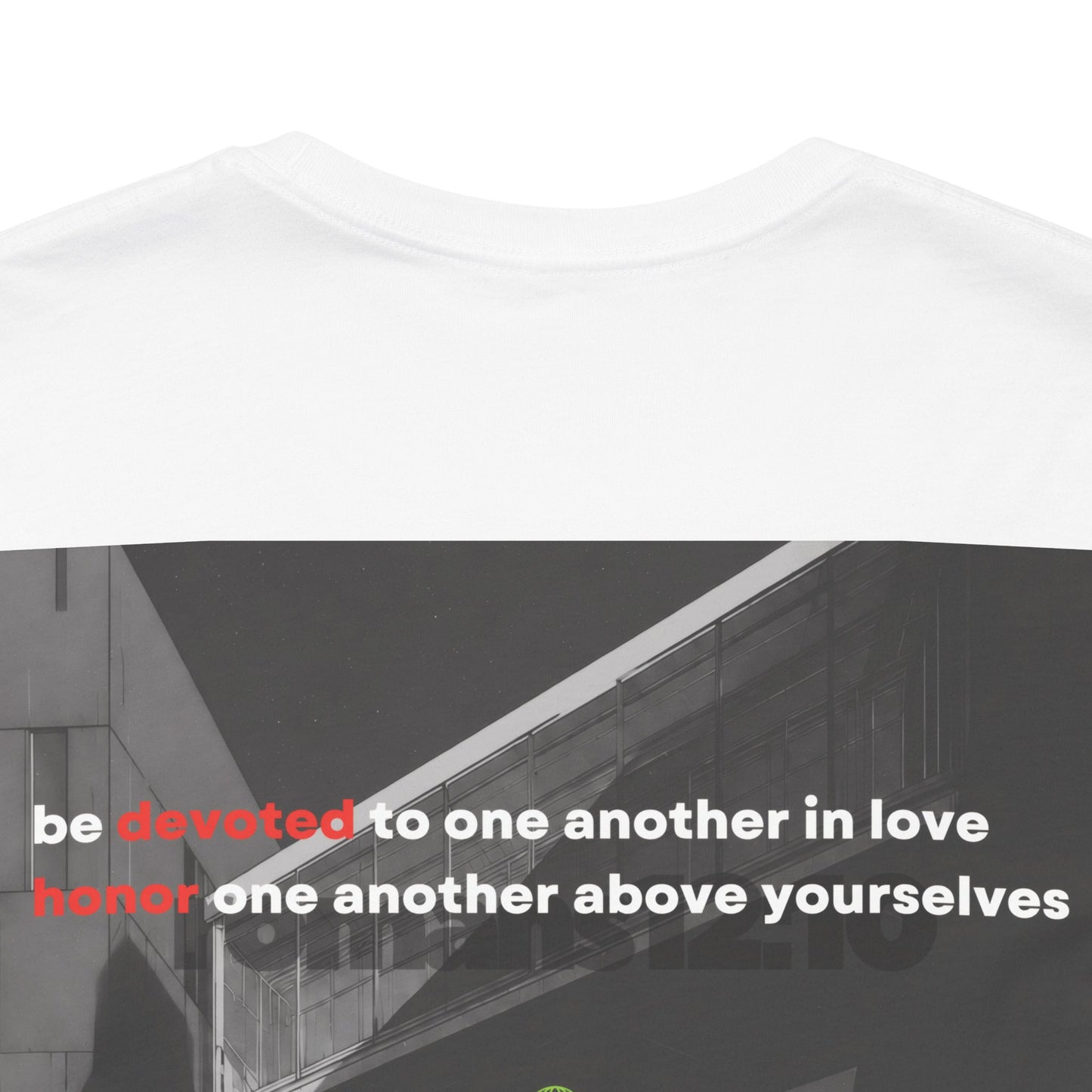 Koinonia Christian T-Shirt | Faith-Based Graphic Tee, Unisex, Romans 12:10