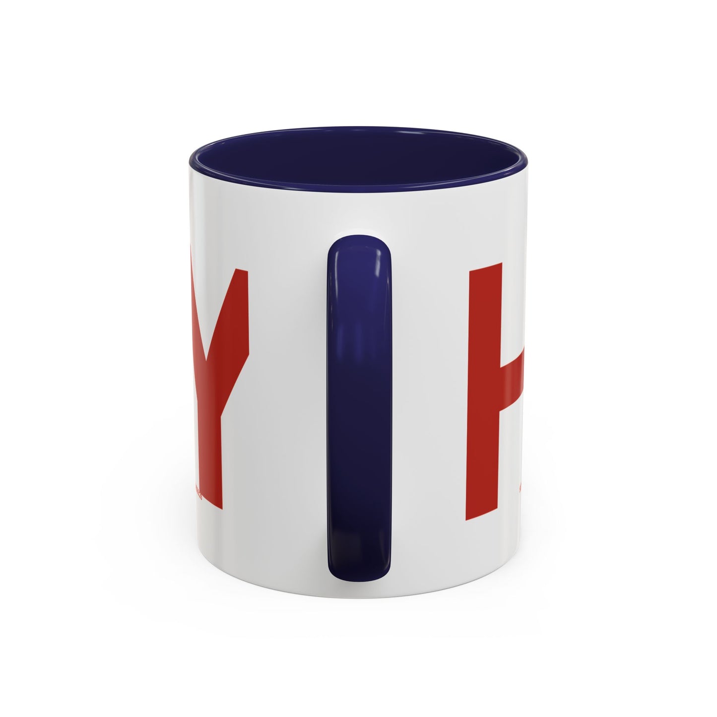 "HOLY" Qadosh Christian Coffee Mug – Hebrew Scripture Art, Leviticus 20:26, "Set Apart" Faith Gift, 11oz Two-Tone Color Mug (9 Color Options)