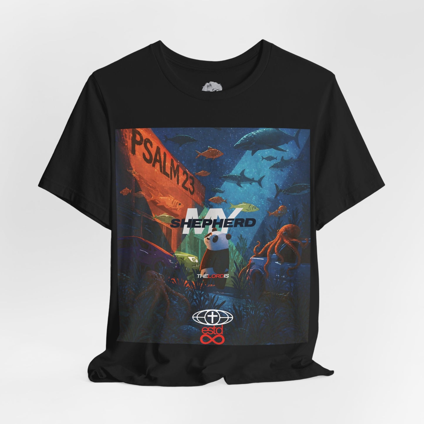 Unisex T-shirt | Christian T-Shirt | Biblical Streetwear Tee | Psalm 23