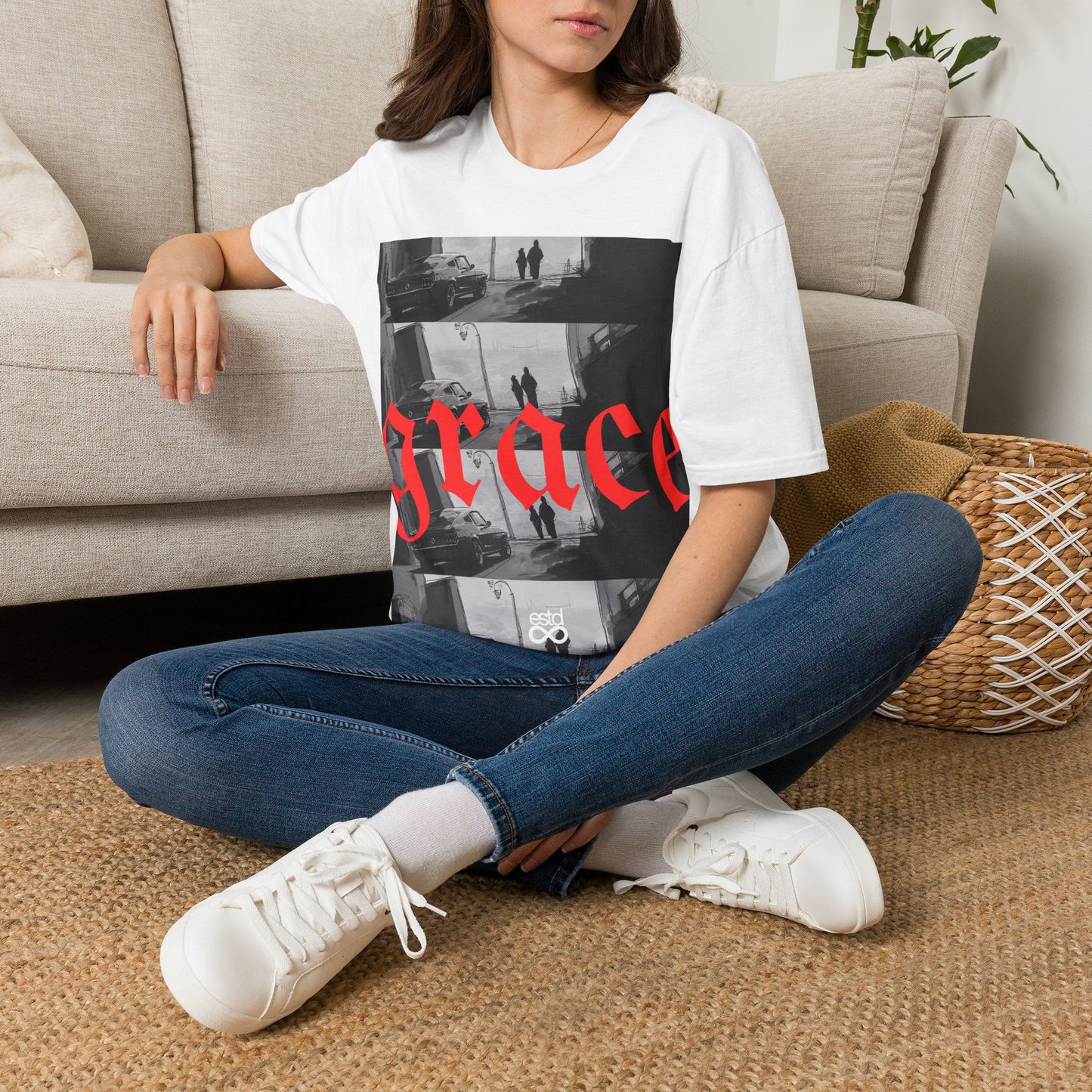 Unisex Christian T-Shirt | Grace in the struggle | Isaiah 30:18 Graphic Tee