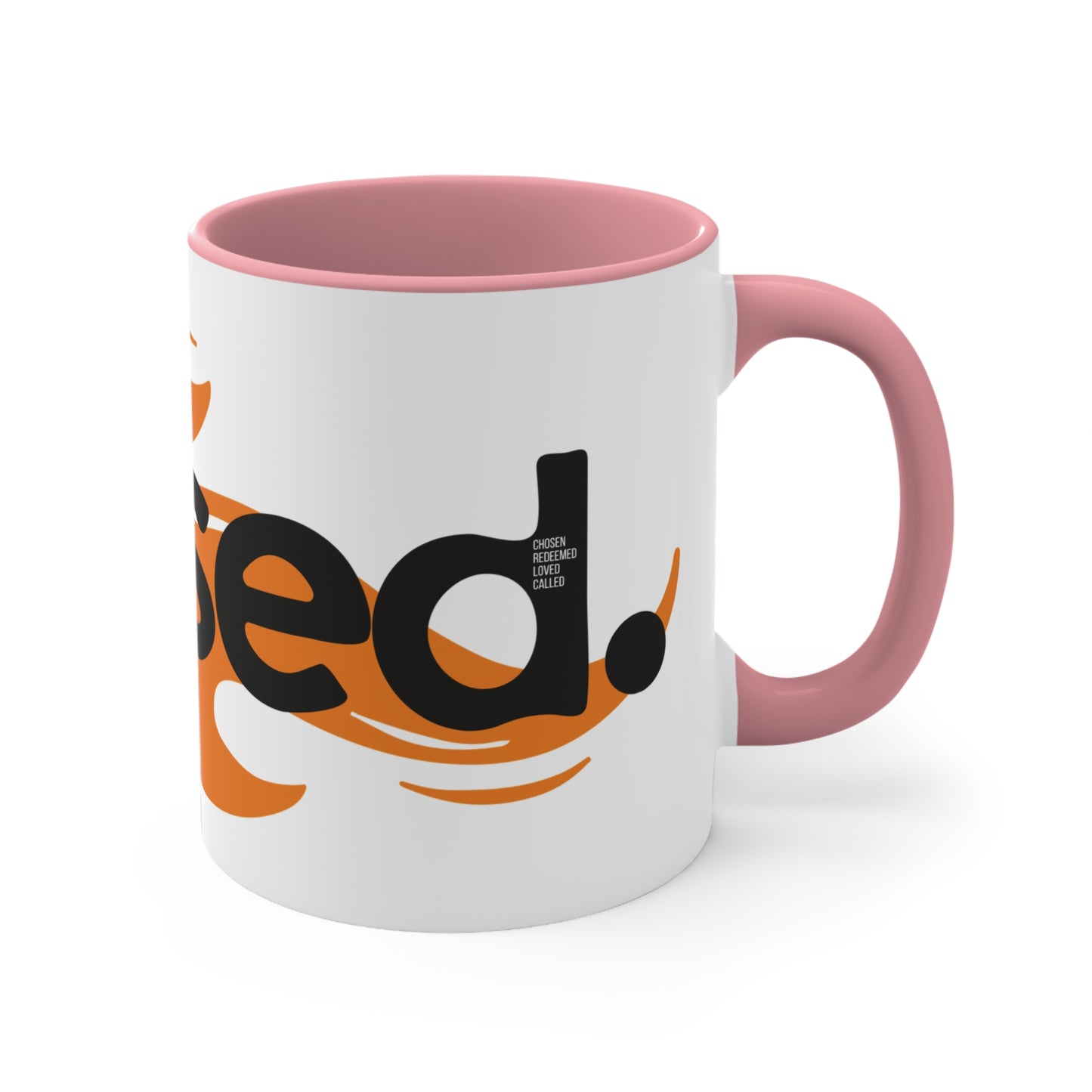 Blessed Accent Mug — 11oz Colorful Ceramic Coffee Cup
