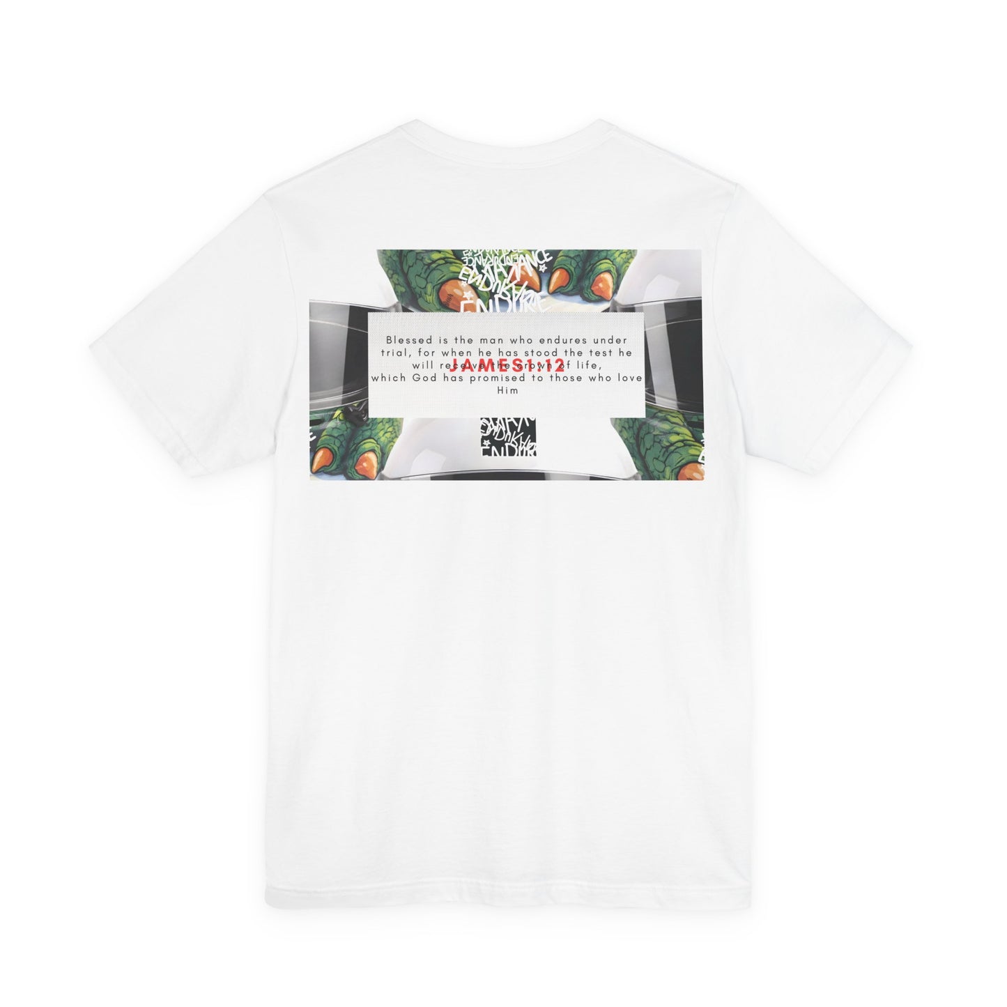 Blessed Perseverance/Endurance Tee - James 1:12 - Unisex Short Sleeve T-Shirt