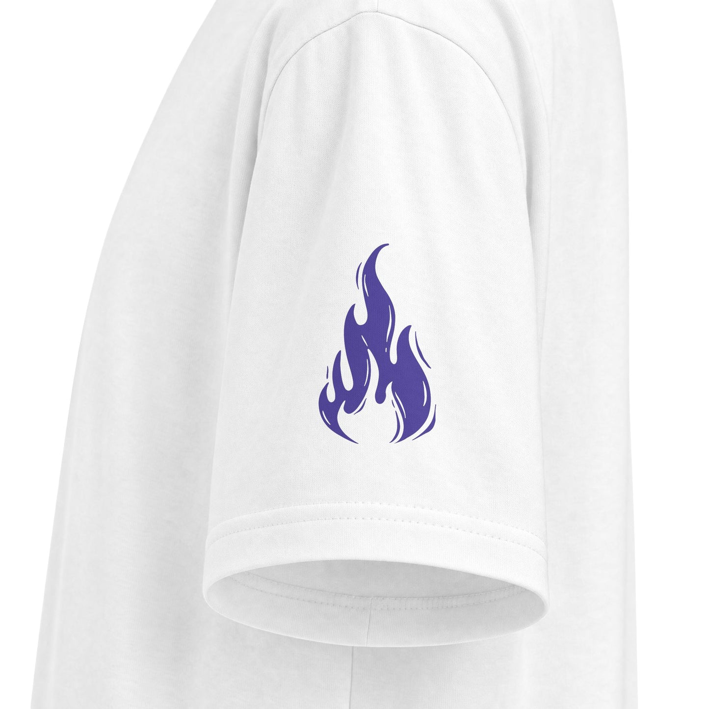 "Blessed" Christian Unisex Heavyweight T-Shirt | Psalm 1:1 | Panda Fire Graphic | Bold Faith Streetwear